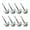 A, variant on figatia 8x Tent Nails Multifunction Windproof Ground Nails Tent Pegs Camping Stakes for Outdoor Backpacking Camping Garden Rain Tarps B