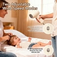 thumbnail image 4 of LepiBat Gems Cordless Hair Dryer for Kids, Portable Low Heat Gentle Airflow Quiet Mini Blow Dryer with Charging Base, USB Rechargeable Home Travel Hair Dryer for Body Hair Delicate Skin (Khaki Gray), 4 of 7