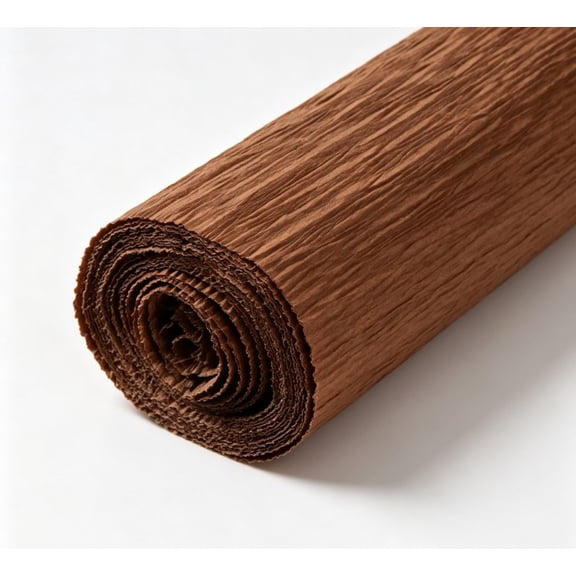 XmhyTop-A 1 Rolls Crepe Paper 250*50cm Roll, for Party Decorations, Supplies DIY Crafts,Brown