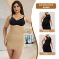thumbnail image 5 of ANYFIT WEAR Plus Size Shapewear Dress for Women Tummy Control Open Bust Full Slip Under Dresses Sculpt Body Shaper, 5 of 7