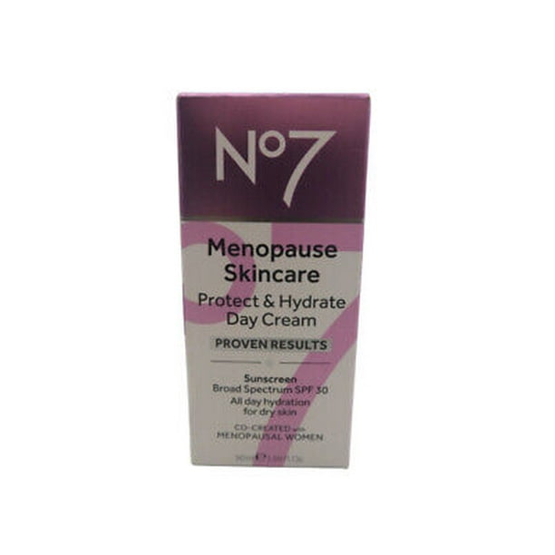 No7 Menopause Skincare Day Cream Protect & Hydrate 50 ml 1.69 Fl Oz