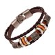 thumbnail image 5 of Pulsera para hombre, hecha a mano, longitud de 21 cm, elegante brazalete de cuerda tejida a mano, cómoda de llevar, pulsera con dijes de eslabones, 5 of 9