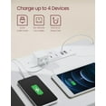 thumbnail image 3 of VASAGLE Modern Nightstand with Charging Station and Ample Storage - Sleek Design, Sturdy Construction, and Easy Assembly for Bedroom Convenience, 3 of 5