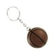 thumbnail image 3 of Brown Basketball Pendant Keyring Keychain Silver Tone, 3 of 5