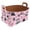 Multicolor 2, variant on Black Dog and Paw Storage Basket Collapsible Storage Bin, PU Foldable Basket Convenient Box Storage Organizer with Handles for Shelves Office Bedroom Closet Nursery Toys Laundry