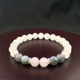 thumbnail image 5 of Round Beaded Bracelet Gemstone Jewelry - Beaded Bracelets for Women Stretch Healing Bracelet - Natural Stone Gemstone Jewelry Gifts for Daily Wear 0.3in Width, 5 of 5