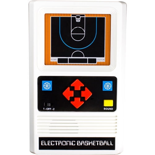 BASKETBALL Handheld Electronic Game 70's Retro Mattel Classic Sounds Lights NEW 