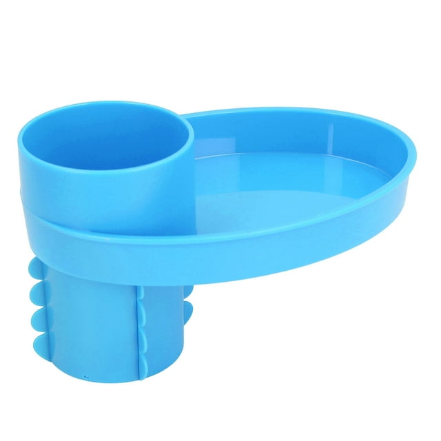 Plateau à Collations de Voiture Portable Multifonctionnel Porte-Gobelet Rotatif pour Jouets Verres à Eau Boisson Placement de Boisson