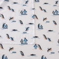thumbnail image 5 of Great Bay Home Turkish Cotton Printed Flannel Sheet Set  (Full, Print - Penguins Jumping), 5 of 5