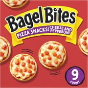 Bagel Bites Cheese & Pepperoni Mini Pizza Bagel Frozen Snacks, 9 ct Box