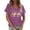 Purple, variant on Easter Bunny Shirt for Women Cute Rabbit Graphic T Shirt Funny Short Sleeve Happy Easter Tee Tops
