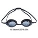 thumbnail image 3 of Sports Goggle with Protective Lens Adjustable Headband Soft Seal Youth Swimming Goggle Suitable for Youth and Adults Yellow plating, 3 of 4