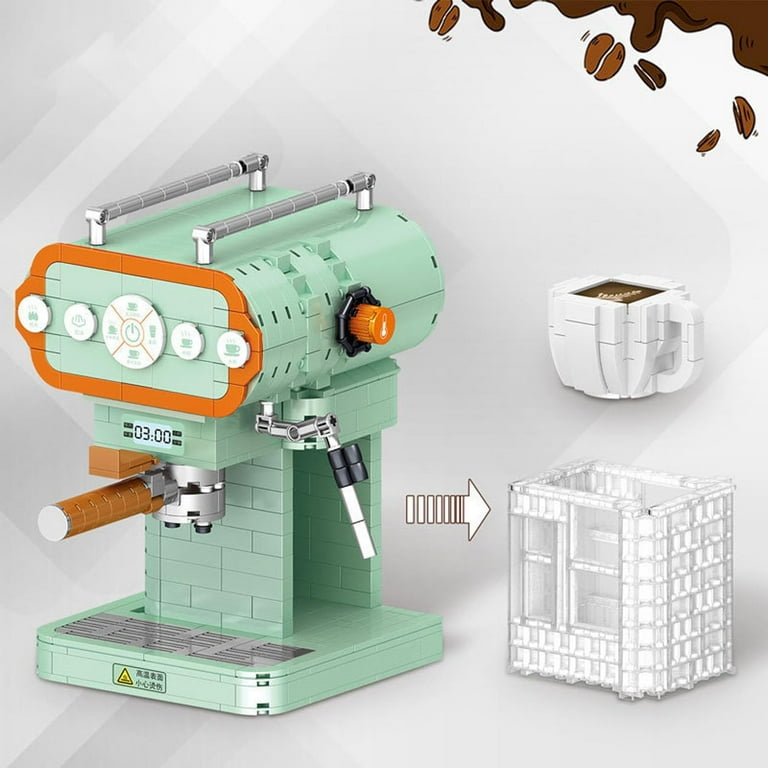 Coffee Machine Toy Building Set, Compatible With Home Dcor