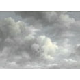 thumbnail image 2 of Sophie 6 32x25 Black Ornate Wood Framed with Double Matting Museum Art Print Titled - Clouds and Gulls, 2 of 4