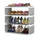 thumbnail image 5 of RKSTN shoe rack Unadorned And Popular 4-layer Stackable Shoe Rack Shoe Rack Storage Organizer Galvanized Steel Pipe Used For Daily Storage, 5 of 7