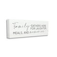 thumbnail image 3 of Family Laughter Meals Memories Phrase Inspirational Graphic Art Gallery Wrapped Canvas Print Wall Art, 3 of 7