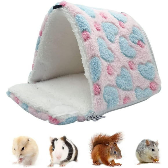 Guinea Pig Bed, 21*20cm Guinea Pig House, Portable Hamster House Removable Washable Guinea Pig Hideaway, Hanging Warm Guinea Pig Cage Indoor For Squir