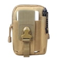 thumbnail image 4 of Hombres deportes al aire libre teléfono táctico cinturón bolsa Fanny Pack bolsa bolsillos con cremallera, 4 of 5