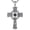 Celtic Knot 4, variant on Celtic Viking Irish Cross Onyx Turquoise Necklace 925 Sterling Silver Religious Protective Vintage Knot Viking Irish Pendant Christmas St Patrick Day for Men Father,22+2 inches chain