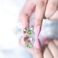 thumbnail image 5 of Rosec Jewels Peridot Solitaire Engagement Ring 2 Carat - August Birthstone Ring for Women - AAA Quality Certified, 925 Sterling Silver, US 4.00, 5 of 8