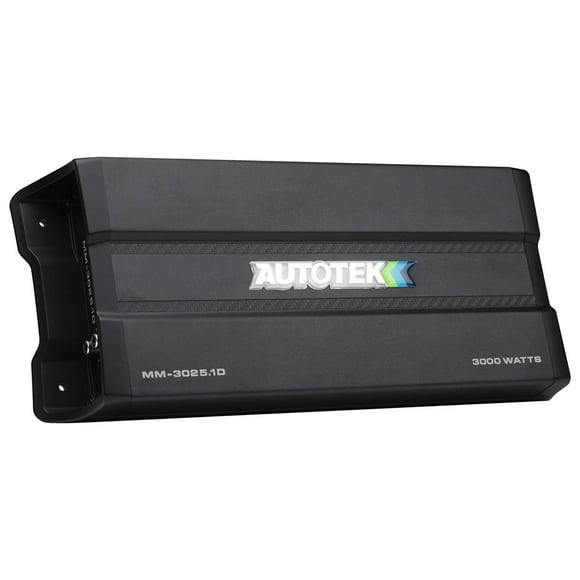 Autotek MM-3025.1D 3000W Max 1-CH Monobloc Classe-D Voiture Amplificateur Compact Audio