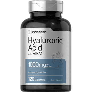 Hyaluronic Acid with MSM | 1000 mg | 120 Capsules | by Horbaach