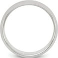 thumbnail image 2 of Sterling Silver 6mm Half-Round Band (Size 7.5) Made In United States qwh060-7.5, 2 of 5