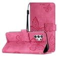 thumbnail image 1 of Compatible with Samsung Galaxy A32 5G Embossed Butterfly Case with Wallet and Kickstand Cover, 1 of 5