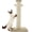 Beige, variant on Tall   , 33"  Sisal  Scratcher with  Balls, Heavy Duty and Thicker   for Indoor Cats Adults, Sturdy Base  Scratch , Dark Grey