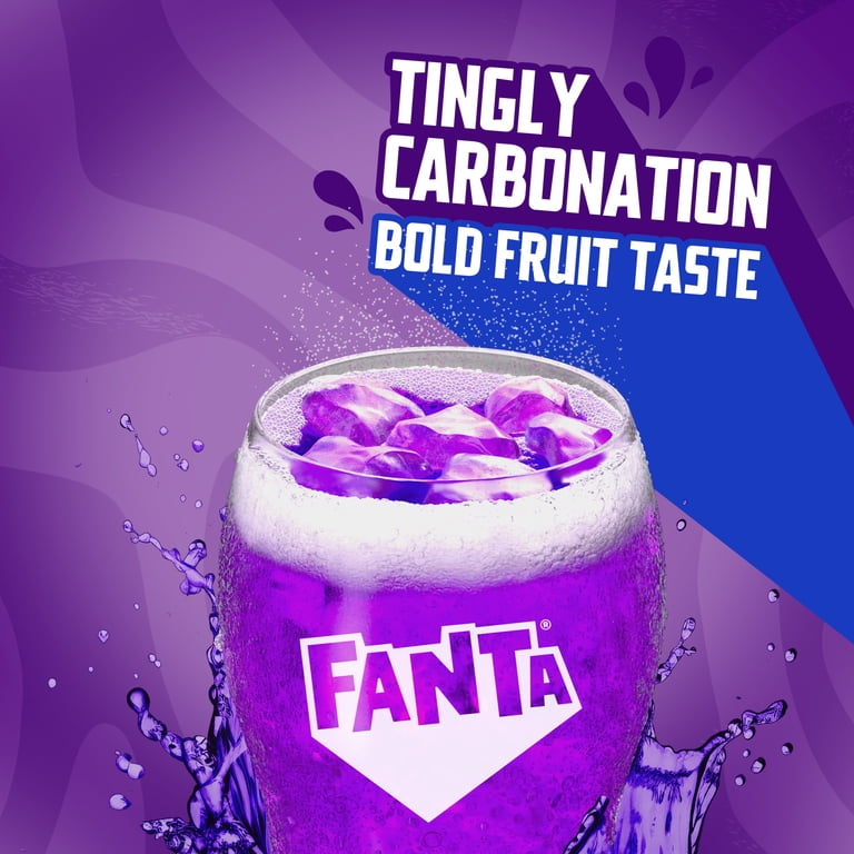 FANTA GRAPE 腕時計 専用箱付き Fanta Grape Soda, 12 fl oz, 12 Pack, Soft Drink, Caffeine-Free