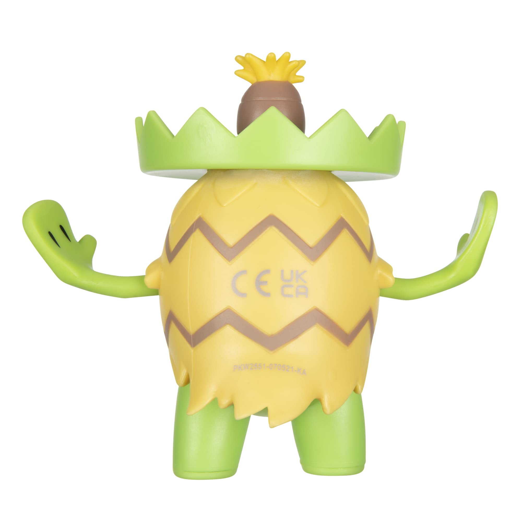 Pokémon Deluxe Action Battle Ready 3 Pack Grass Type Figures - 4.5"Ludicolo, 3"Ivysaur, 2" Grookey
