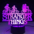 thumbnail image 1 of Lámpara de ilusión 3D Stranger C Things Lámpara de mesa de luz nocturna de cabecera 16 Decoración que cambia de color Año nuevo Regalo de San Valentín para niños Niñas Decoración de guardería Zhivalor BST3079392, 1 of 5