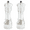 8 inch color box, variant on Refillable Salt and Pepper Grinder Set Clear Acrylic Black Peppercorn Mill Salt Pepper Shakers with Adjustable Coarseness