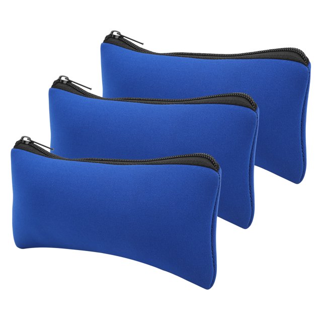 Skin-Friendly Lightweight Delicate Pencil Bag, Portable Pen Bag, Player For Camping Man Mountaineering Blue