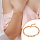 thumbnail image 3 of Las mujeres de oro rosa colgante de ala pulsera pulsera de joyería, 3 of 6