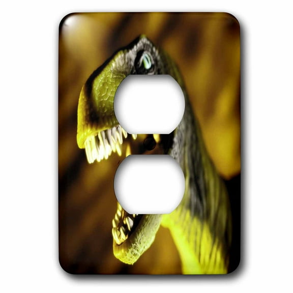 3dRose, Dinosaur, 2 plug outlet cover
