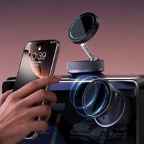 Magnetic Car Phone Holder for Magsafe 360°Rotation Vacuum Suction Ashboard Stand Compatible Android Car Accessories