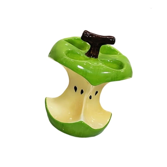 Ceramic Toothbrush Storage Rack Fruit Core Shape 4 Compartment Pencil Holders