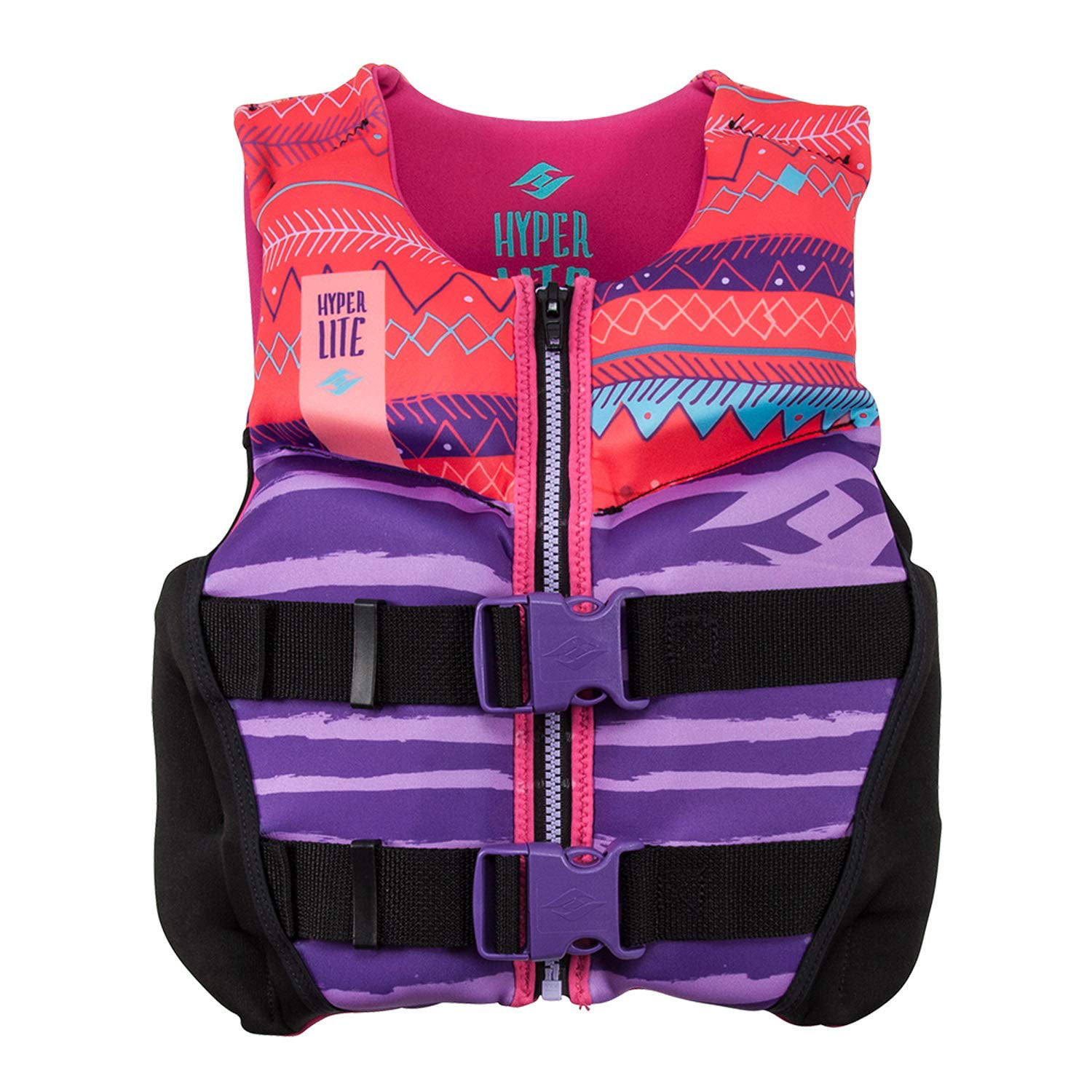 Child's Size Girls HO Sports Water Ski Vest Life Jacket 30-50 Lb Pink Neoprene 