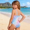 thumbnail image 5 of MEZZALL Summer Girls One-Piece Swimsuit Monokini For Beach Pool Water Play Sun Comfortable Stretch Swimwear Bohemian With Cartoon / Flower Print Beachwear, 5 of 6