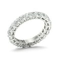 thumbnail image 2 of CARATS FOR YOU 3.2 Carat Diamond Eternity Bands with Natural Diamond in 14K Pure White Gold (I-J Color, I2-I3 Clarity), 2 of 6