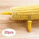 thumbnail image 2 of Pinzas Gemelas Con Punta De Horquilla, Mango De Acero, 20 Brochetas De Maíz Con Silicona, Maíz Dulce Para Barbacoa, Cocina, Comedor Y Bar De Acero Inoxidable, 2 of 6
