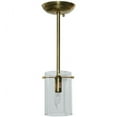 thumbnail image 4 of Meyda 140494 5 in. Bakersfield Semi-Flushmount, Clear Natural, 4 of 5