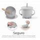 thumbnail image 4 of Set De Cubiertos Para Bebés Silicona Plato Antideslizante Modelo Gris Liso, 4 of 4