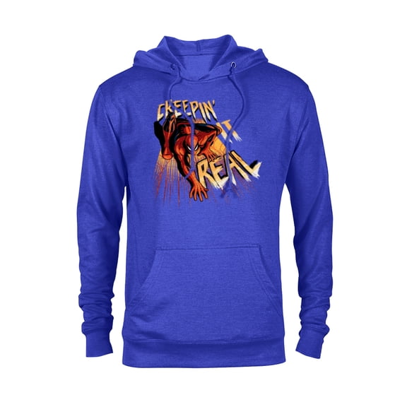 Marvel Super Heroes Spider-Man Creepin’ it Real Halloween - Pullover Hoodie for Adults - Customized-Royal