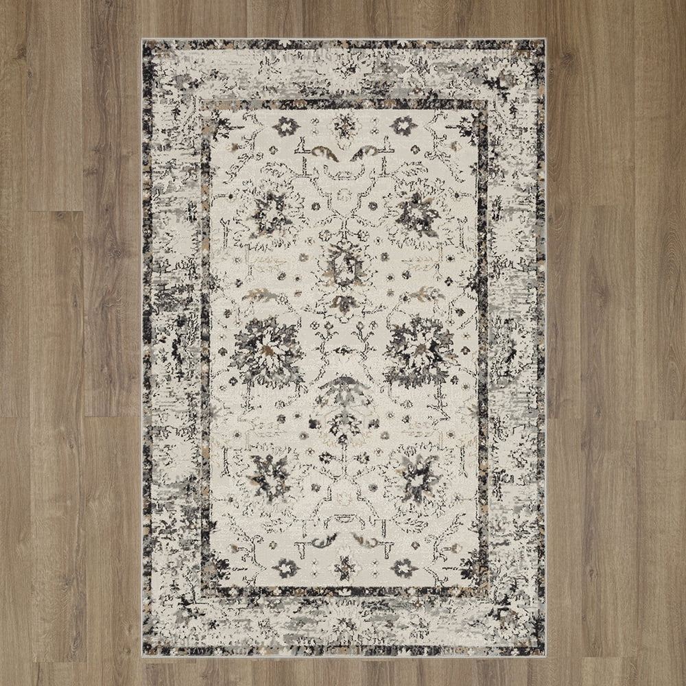 Mohawk Home Demeter Indoor Woven Area Rug, Light Grey, 6' x 9'