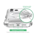thumbnail image 6 of onn Rugged Phone Case with Kickstand for iPhone 18 Pro / 17 Pro, MagSafe Compatible - Clear, 6 of 7