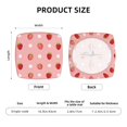 thumbnail image 5 of Fuzoiu Strawberries Print Square Cushion Cover,Couch Cushion Covers, Stretch Seat Slipcover for Dining Chairs, Banquets, and Home Decor-Four Pieces, 5 of 7