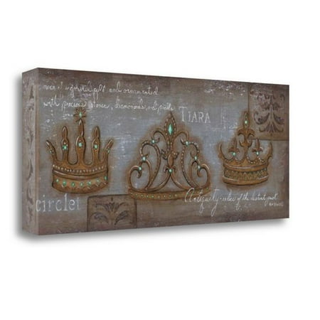 Lewis Gallery - Tangletown Fine Art 'Circlet' By Kim Lewis Giclee Print on Gallery Wrap Canvas