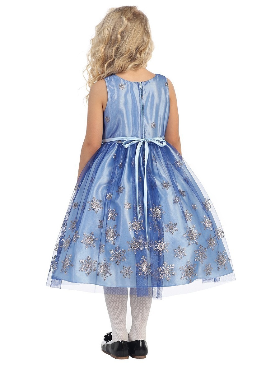 girls snowflake dress